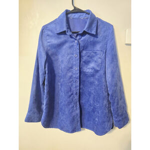 Women's Size Large Faux Suede Top. VGUC Smokefree/Pet Friendly . Free shipping
